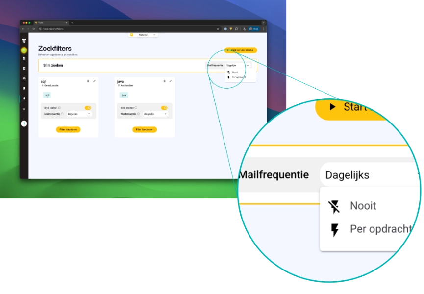 Altijd op de hoogte van kansen